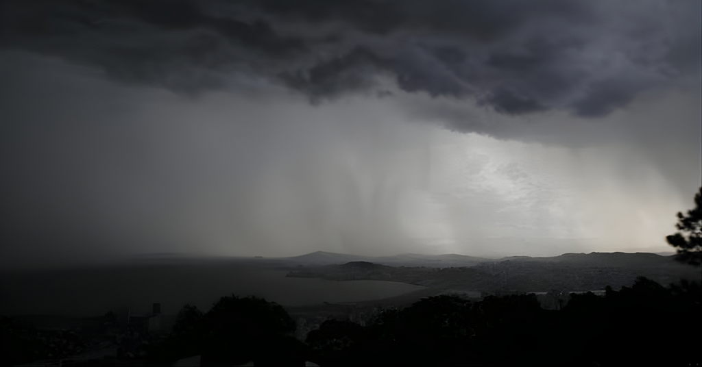 Frente fria muda o tempo em SC com risco de raios, vento forte e granizo neste domingo